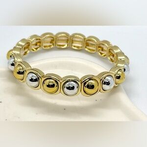 Elegant Gold and Silver Women's Bracelet